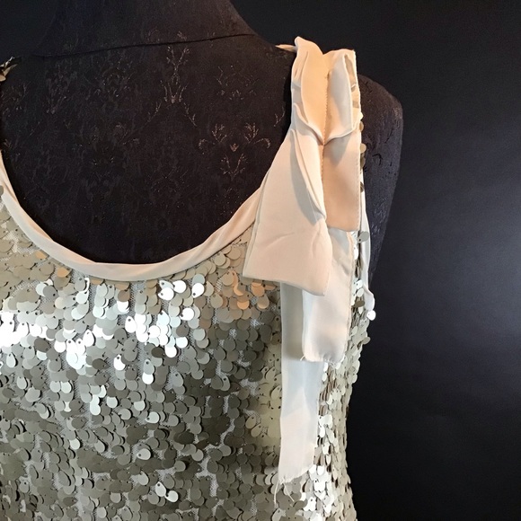 New York & Company Sleeveless sequin knit Top - Picture 4 of 5